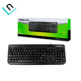 TECLADO ALAMBRICO HALION HA-613 | USB