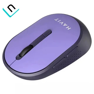 MOUSE INALAMBRICO HALION MS78GT | NANO RECEPTOR USB 2.4 GHZ, MORADO
