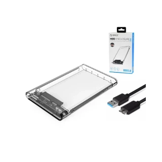 CASE HDD SATA USB 3.0 | TRASPARENTE